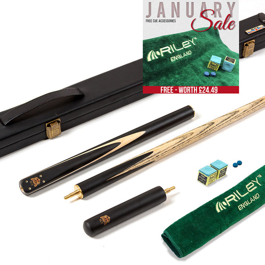 BCE Heritage Series 3 Piece Snooker/Pool Cue and Case Set - 1