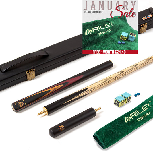 BCE Heritage Series 3 Piece Snooker/Pool Cue and Case Set - 3