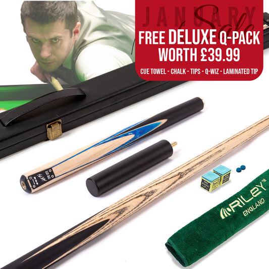 BCE Black Series Mark Selby 3 Piece Snooker/Pool Cue and Case Set - 6