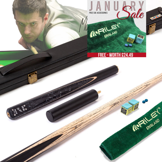 BCE Black Series Mark Selby 3 Piece Snooker/Pool Cue and Case Set - 1