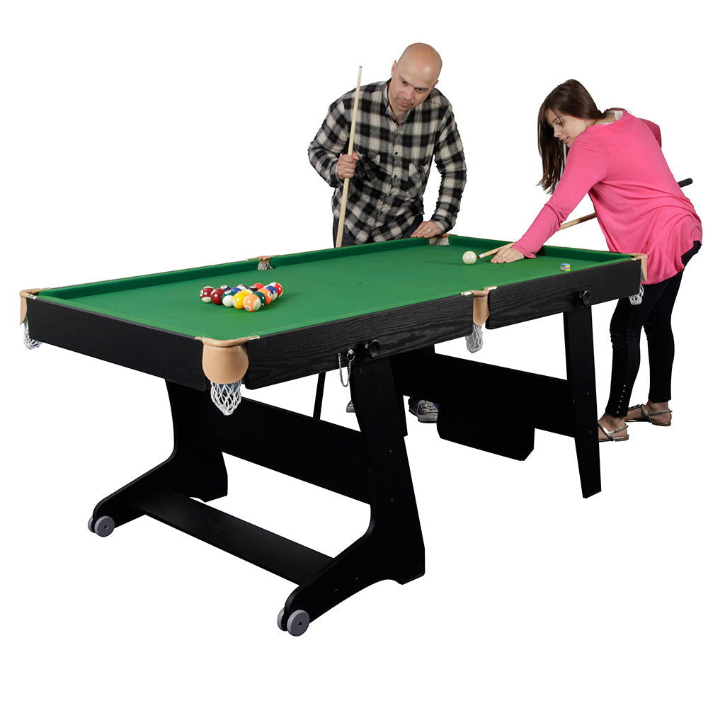 Riley 4 in 1 6ft Vertical Folding Snooker/Pool Table - bcetablesports24 - 