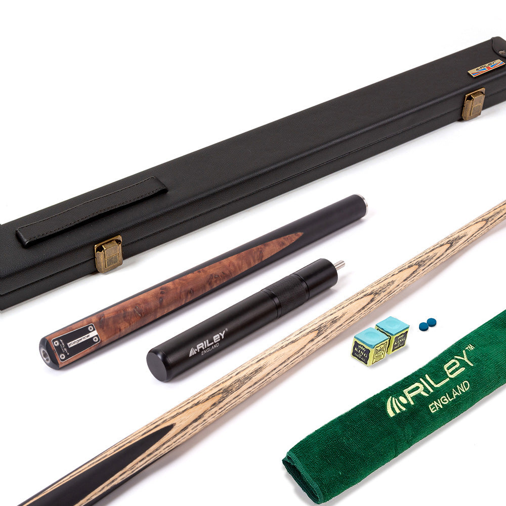 Riley Elegance Series 3 Piece Premium Snooker and Case Set - 3 - bcetablesports24 - Snooker Cue 3/4 Cut