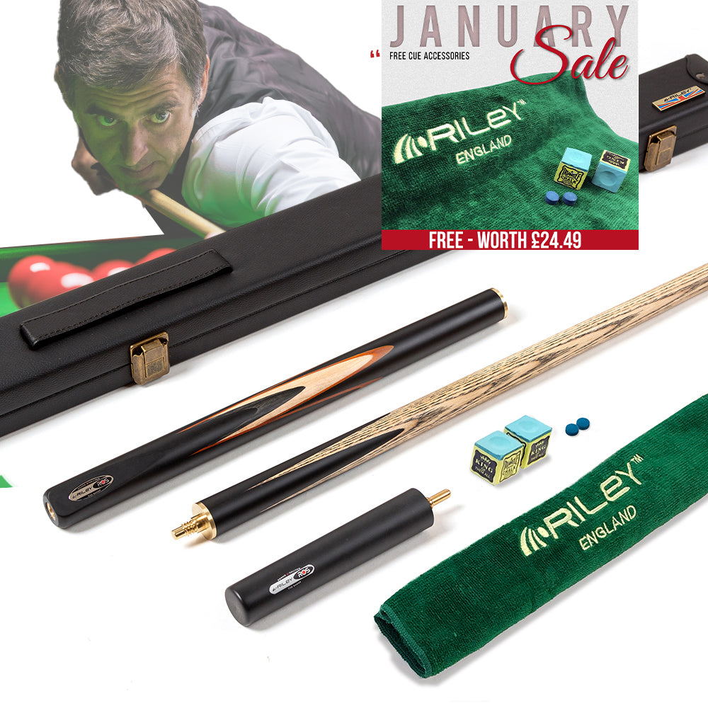 Riley ROS Series 3 Piece Snooker/Pool Cue and Case Set - 2