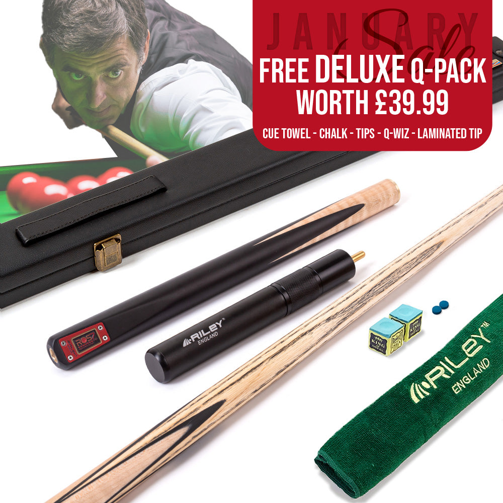 Riley ROS7 Series Deluxe Snooker/Pool Cue and Case Set - 1