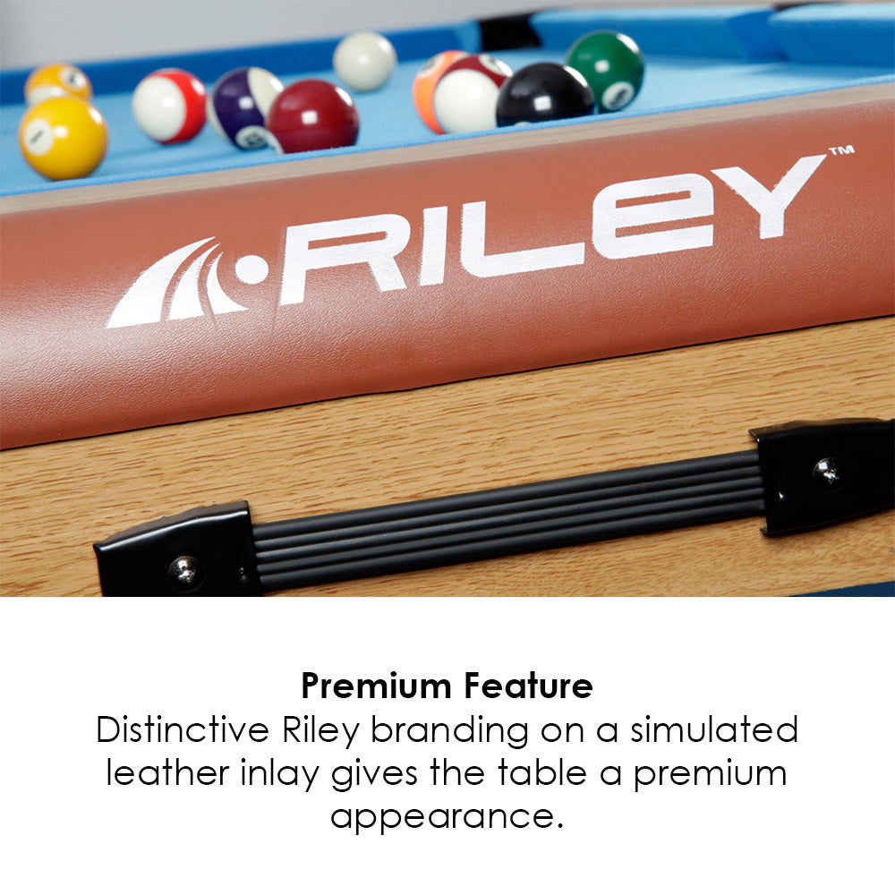 Riley 'W' Series 2 in 1 6ft Fold Flat Pool/Snooker Table - bcetablesports24 - 