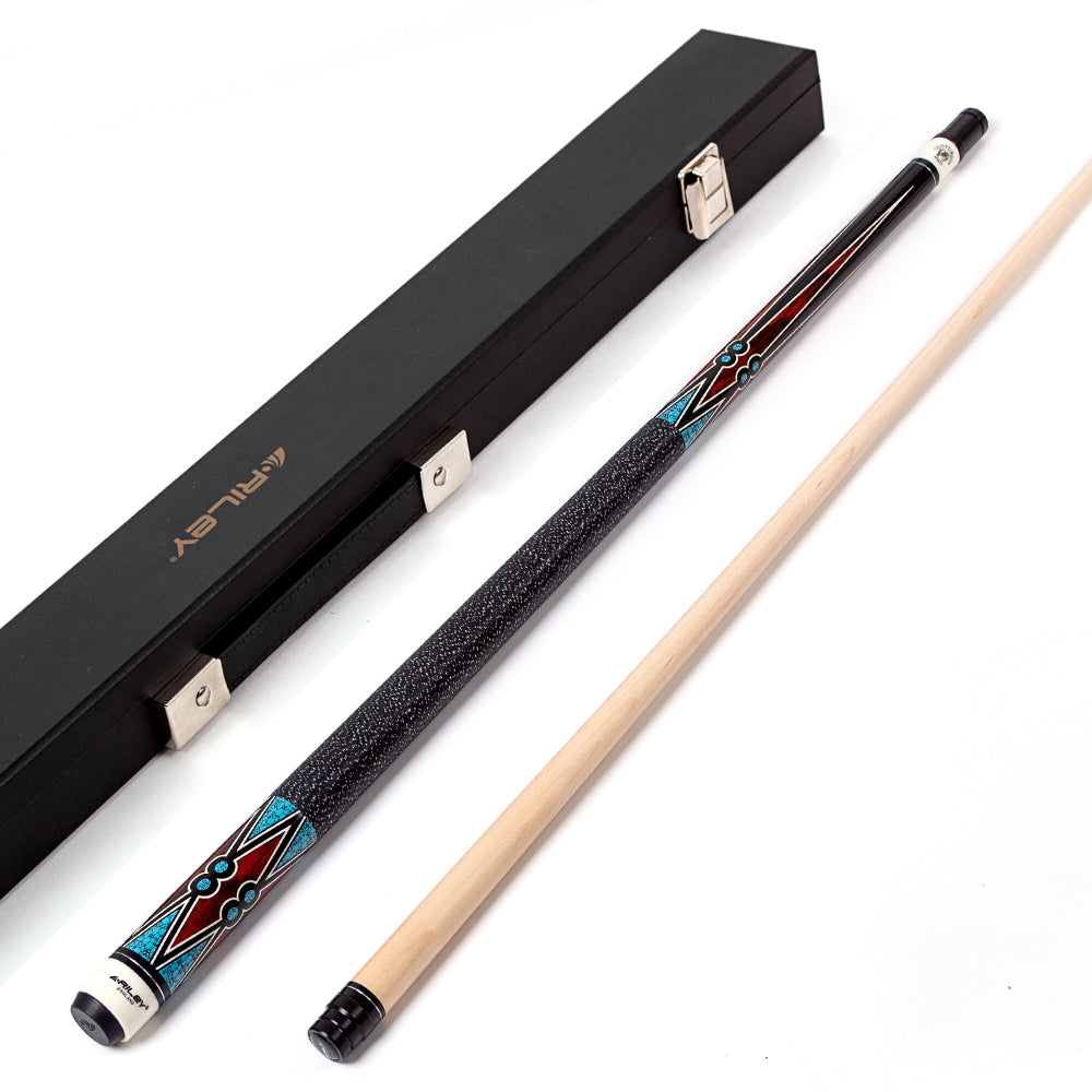 Riley Centurion American Pool Cue and Case Set - 2 - bcetablesports24 - American Pool Cue